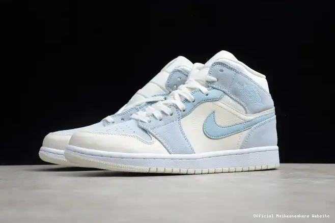 Official Maikesneakers Jordan DA4666-100 Mixed Textures 1 Mid Air Blue 0414